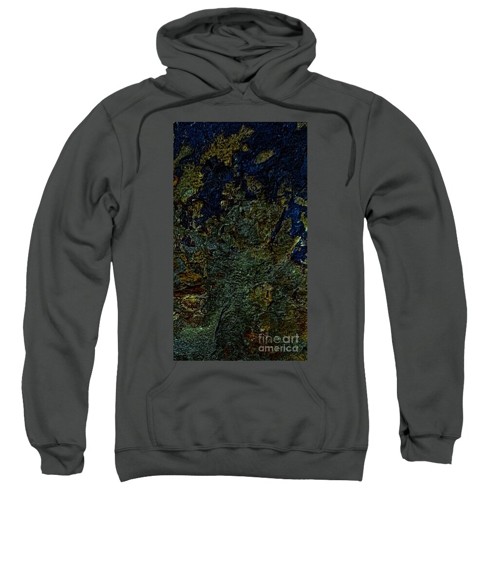 Mother Nature Flagstone Sweatshirt featuring the digital art Flagstone Jewel by Glenn Hernandez