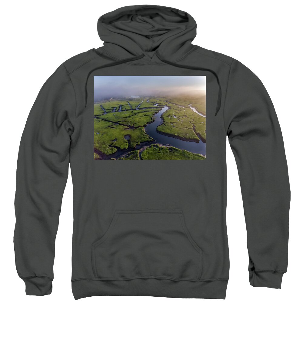 Drone Sweatshirt featuring the photograph Fogy Way by William Bretton