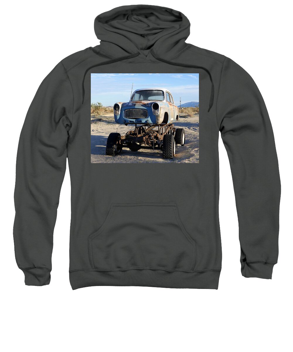 Richard Reeve Sweatshirt featuring the photograph Ford Popular Raised in the Desert by Richard Reeve