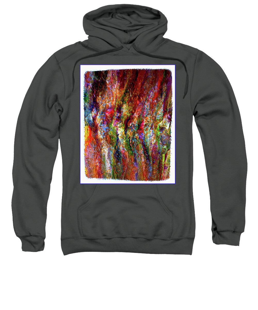 Free Style Sweatshirt featuring the painting Freestyle Beauty by Pj LockhArt