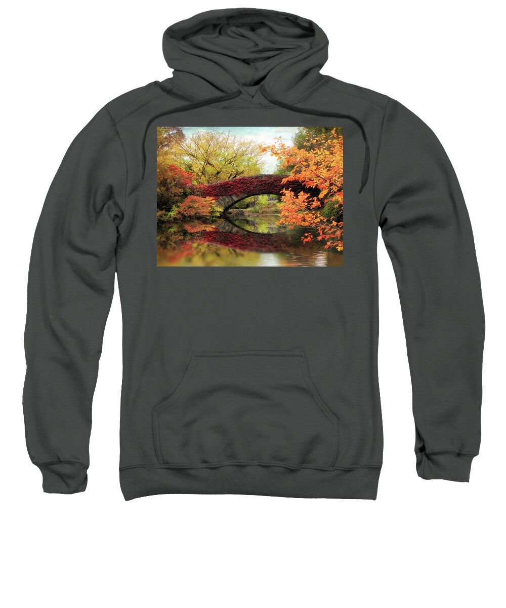 Autumn Sweatshirt featuring the photograph Gapstow Glory by Jessica Jenney