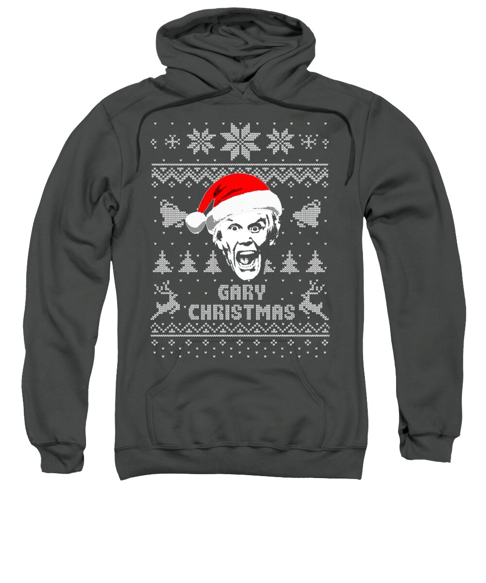 Winter Sweatshirt featuring the digital art Gary Christmas Parody Christmas shirt by Megan Miller
