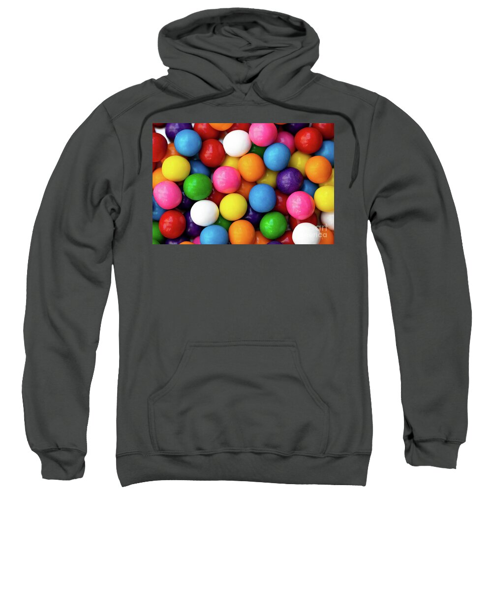 Gum Balls Sweatshirt featuring the photograph Gum Balls by Vivian Krug Cotton