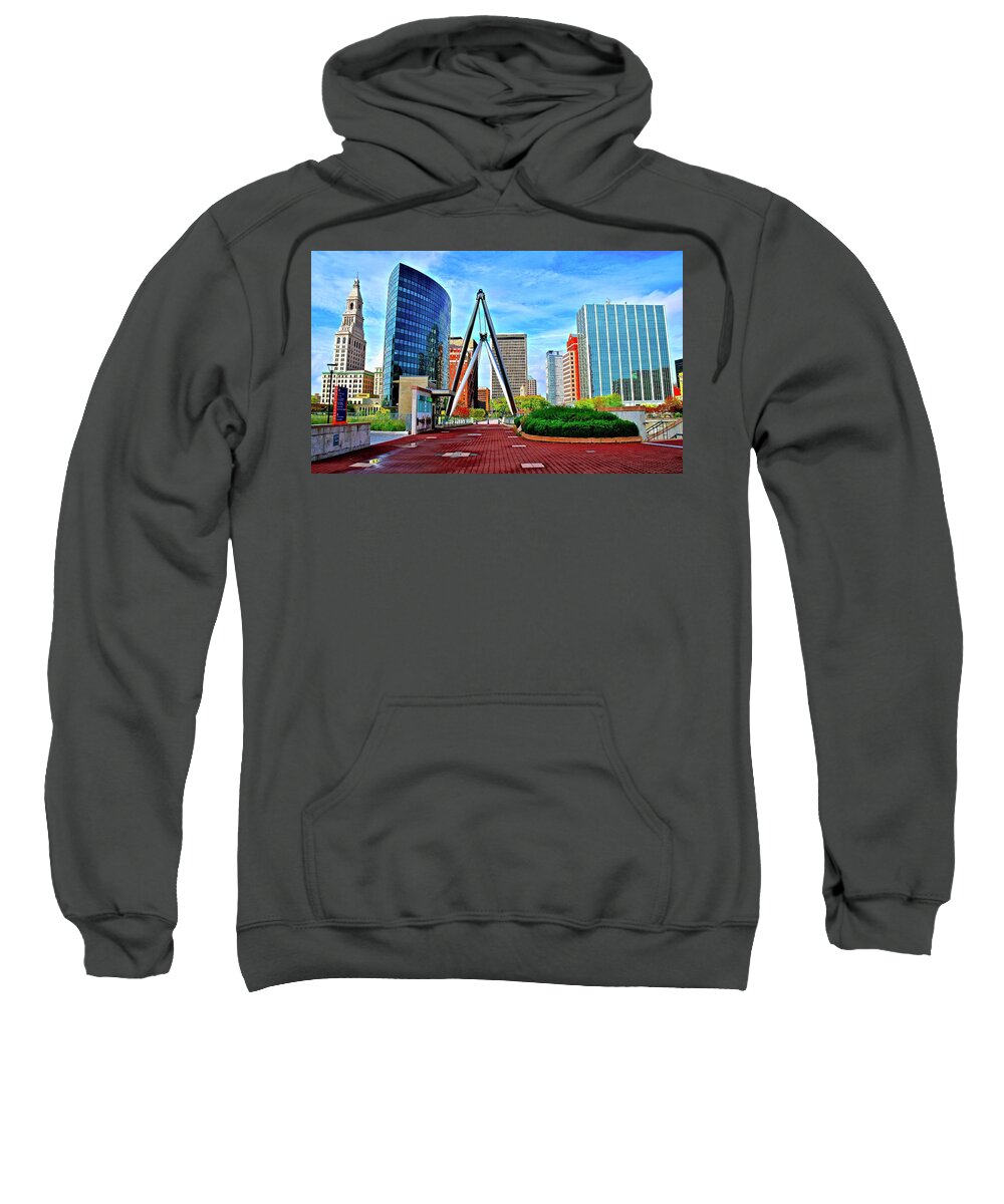 Hartford Sweatshirt featuring the photograph Hartford in Broad Daylight by Frozen in Time Fine Art Photography