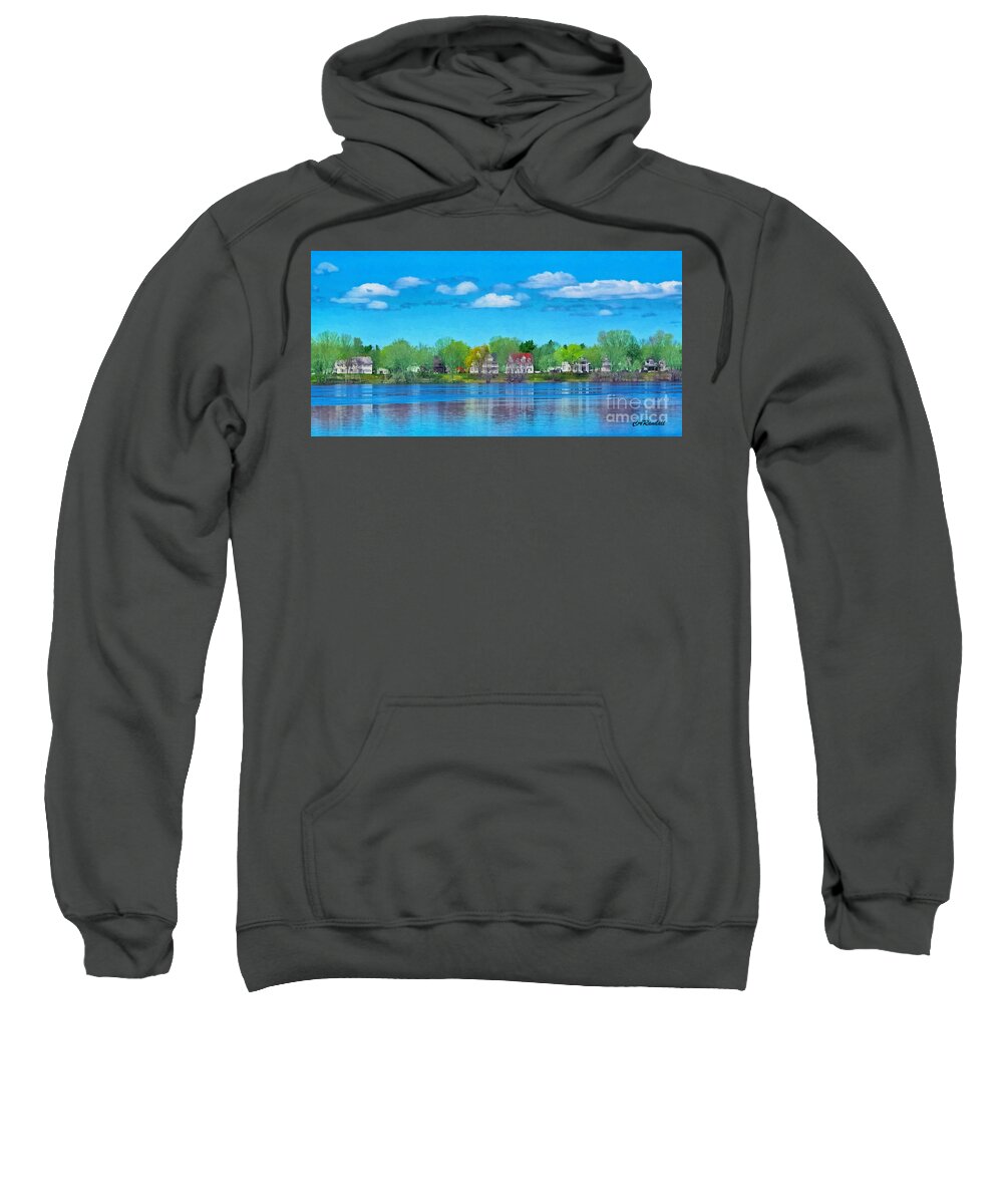 Fredericton Sweatshirt featuring the photograph Heritage Elegance by Carol Randall