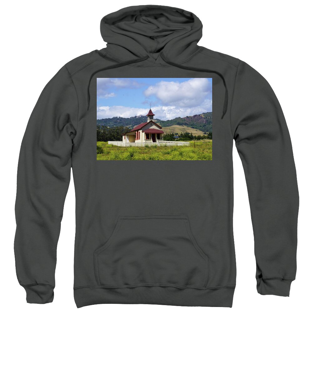 San Simeon Sweatshirt featuring the photograph Historic San Simeon by Brett Harvey