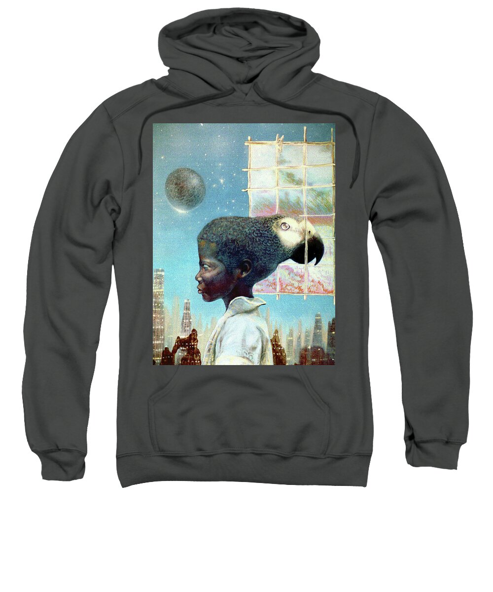 Portrait Of Young Man Sweatshirt featuring the painting Inherit The Earth by William Stoneham