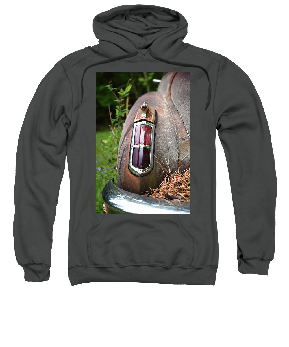 Tail Sweatshirt featuring the photograph Intact Tail Light by Steven Nelson