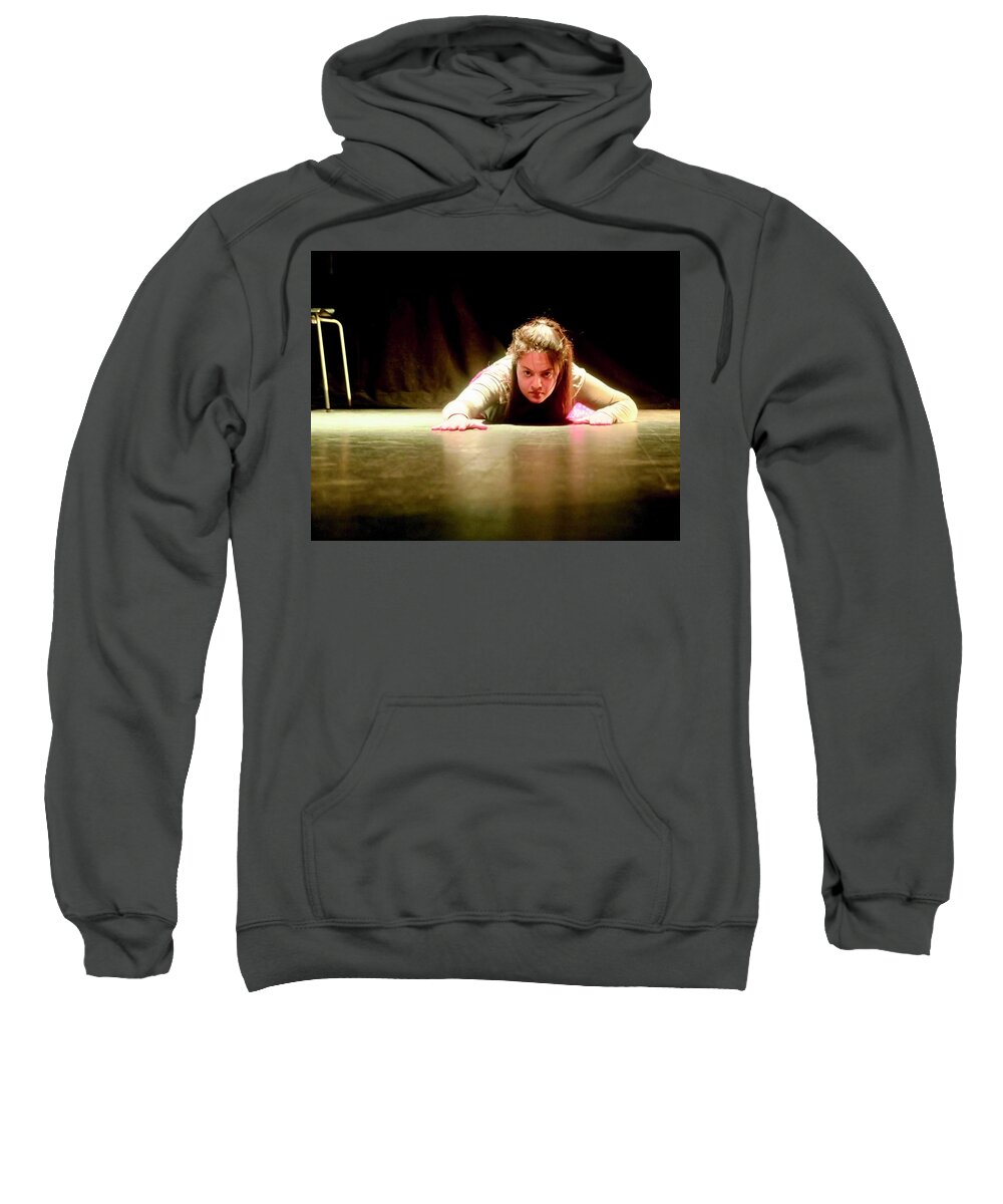 Dance Sweatshirt featuring the photograph Jenna by Mike Reilly