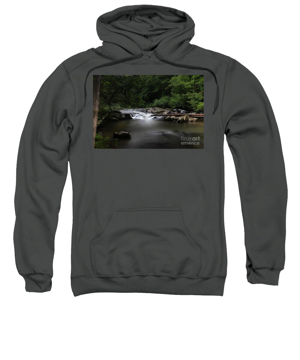 Tellico River Tennessee Sweatshirt featuring the photograph Just east of Eden by Rick Lipscomb