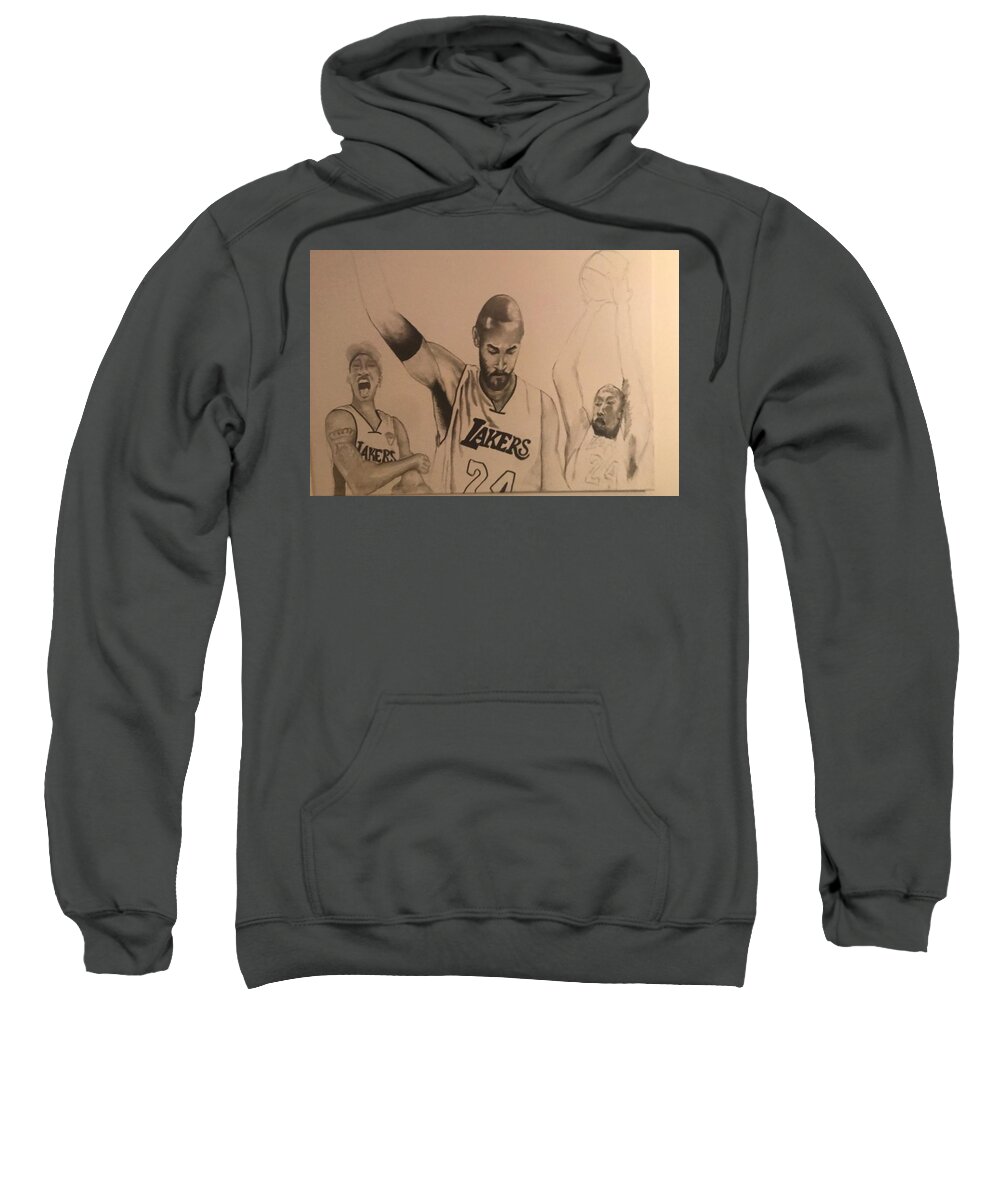  Sweatshirt featuring the drawing KB by Angie ONeal