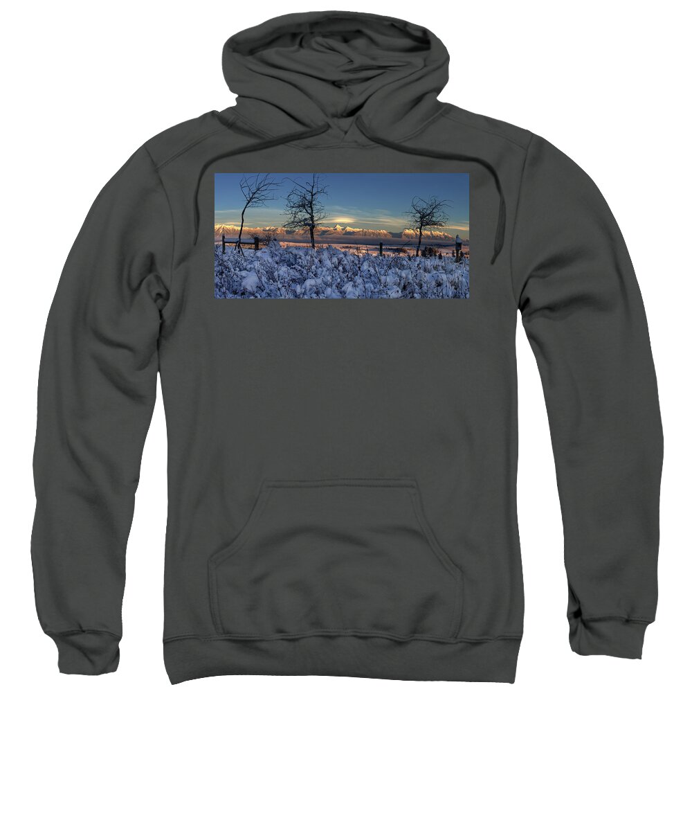 Evening Sweatshirt featuring the photograph Last sun by Thomas Nay