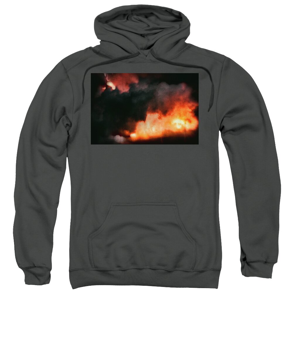 Hawaii Sweatshirt featuring the photograph Lava 12 by Lawrence Knutsson
