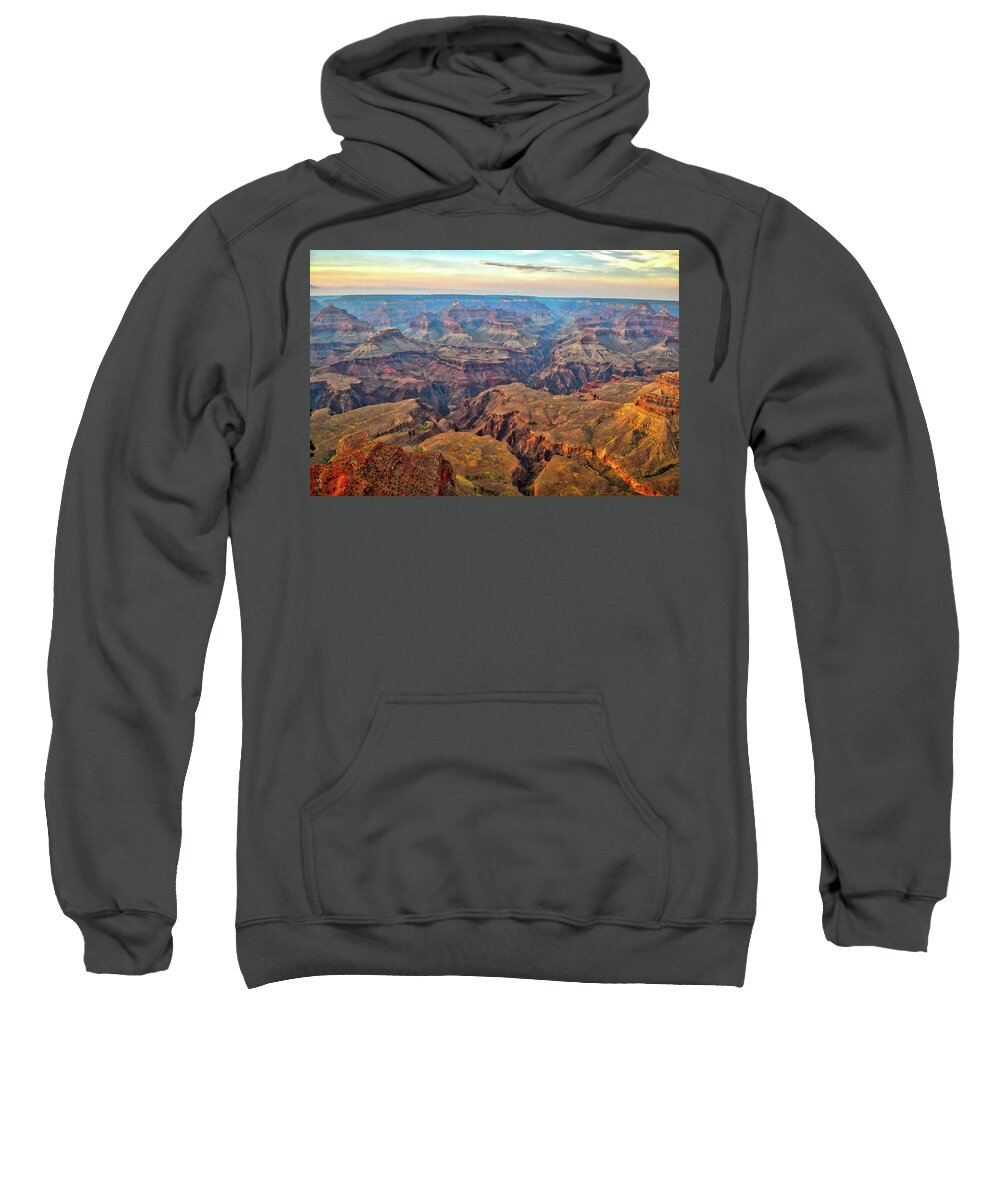 Grand Canyon Sweatshirt featuring the photograph Layers of the Grand Canyon by Chance Kafka