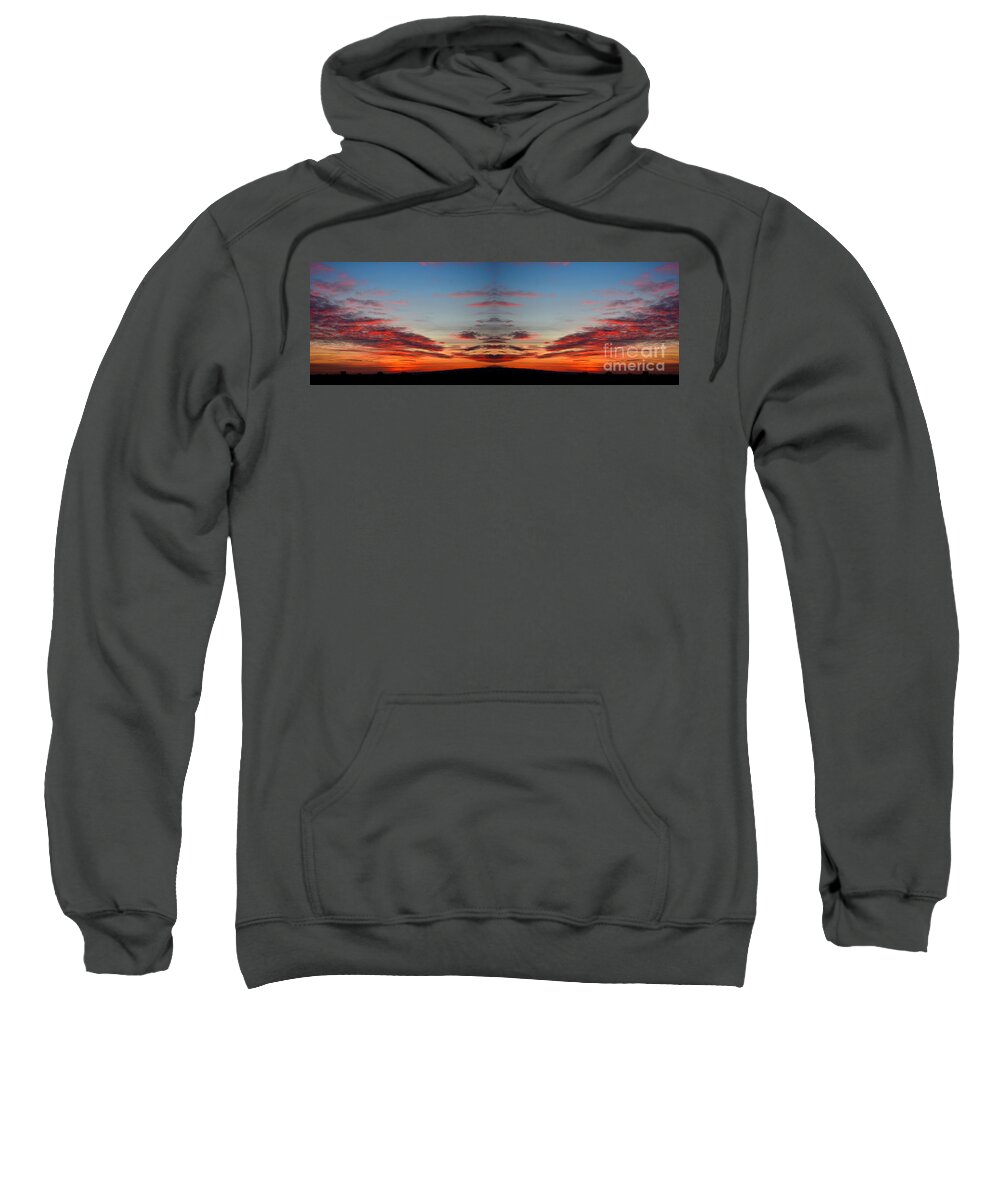 Nature Sweatshirt featuring the photograph Love Between Earth And Sky 2 by Leonida Arte