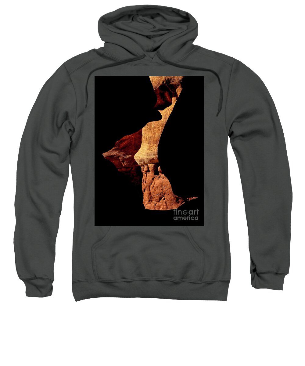 Abstract Sweatshirt featuring the photograph Mangalore by Charles Dobbs