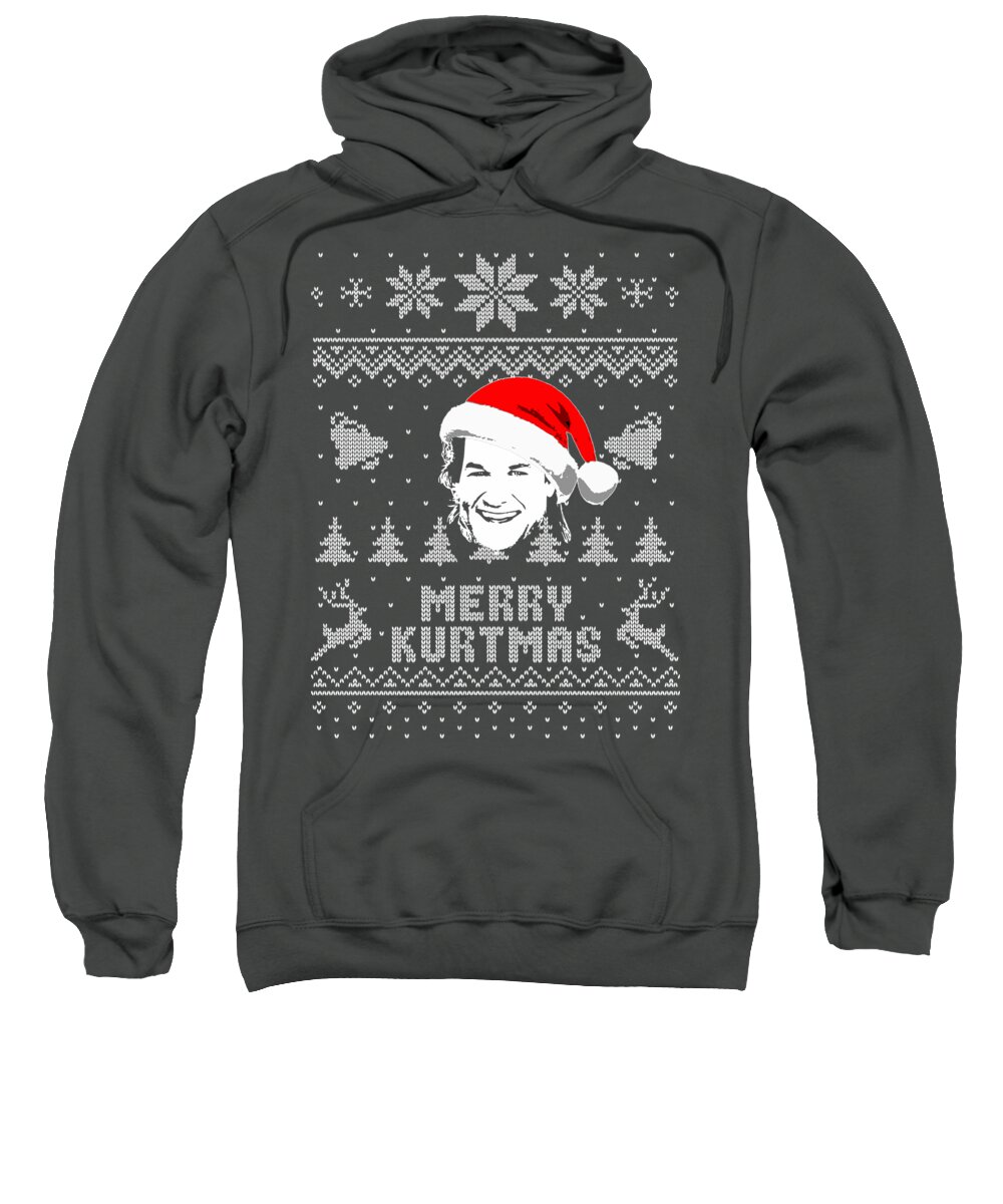 Usa Sweatshirt featuring the digital art Merry Kurtmas Parody Christmas Shirt by Megan Miller