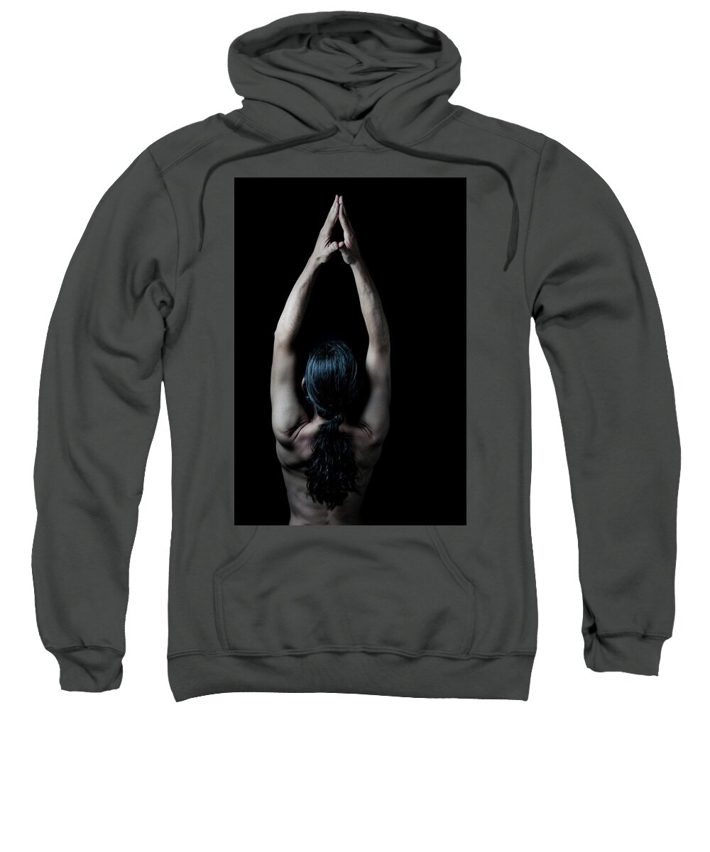 Yoga Sweatshirt featuring the photograph Mountain by Marian Tagliarino