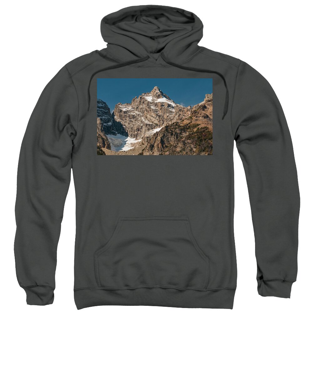 Grand Teton National Park Sweatshirt featuring the photograph Mountain Peaks by Melissa Southern