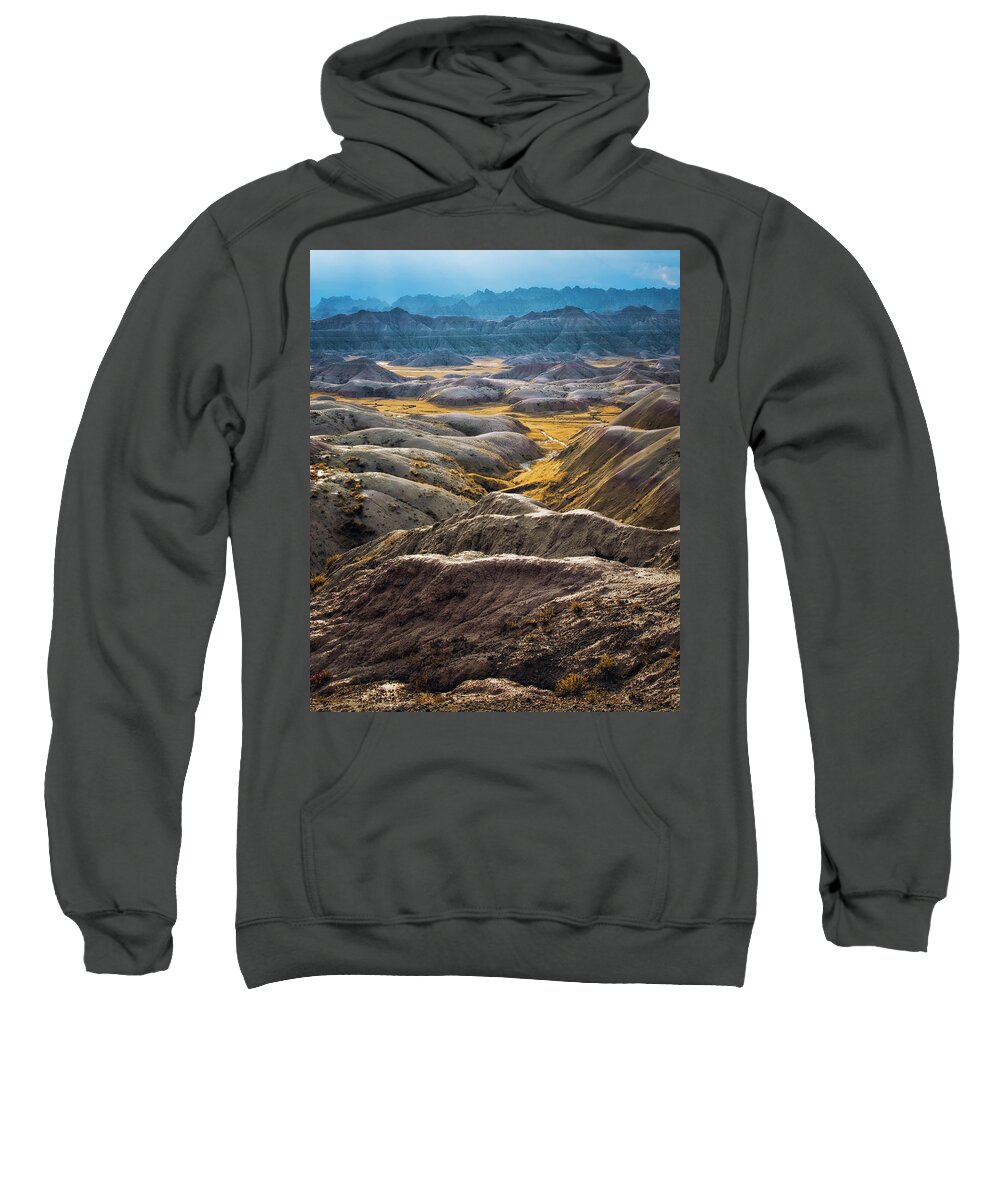 Landscape Sweatshirt featuring the photograph Mountains of the Moon by Ron McGinnis