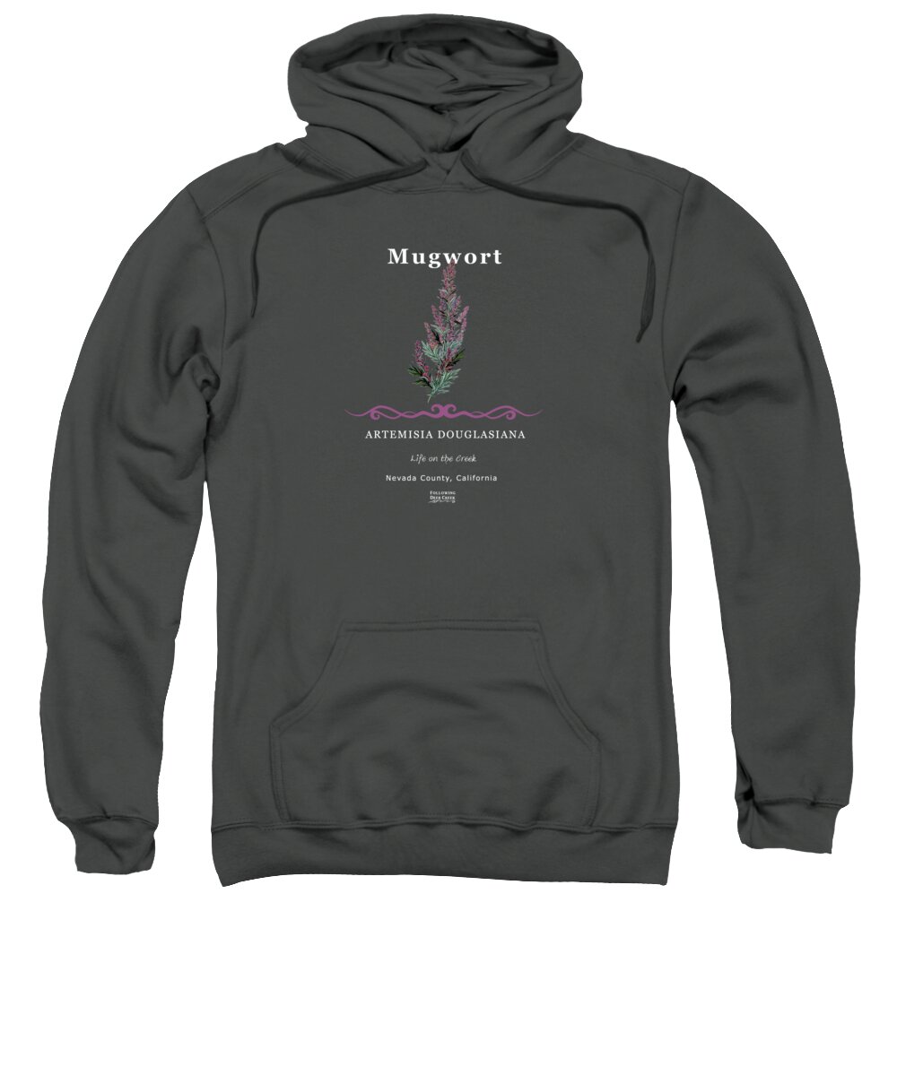 Mugwort Sweatshirt featuring the digital art Mugwort Herb by Lisa Redfern