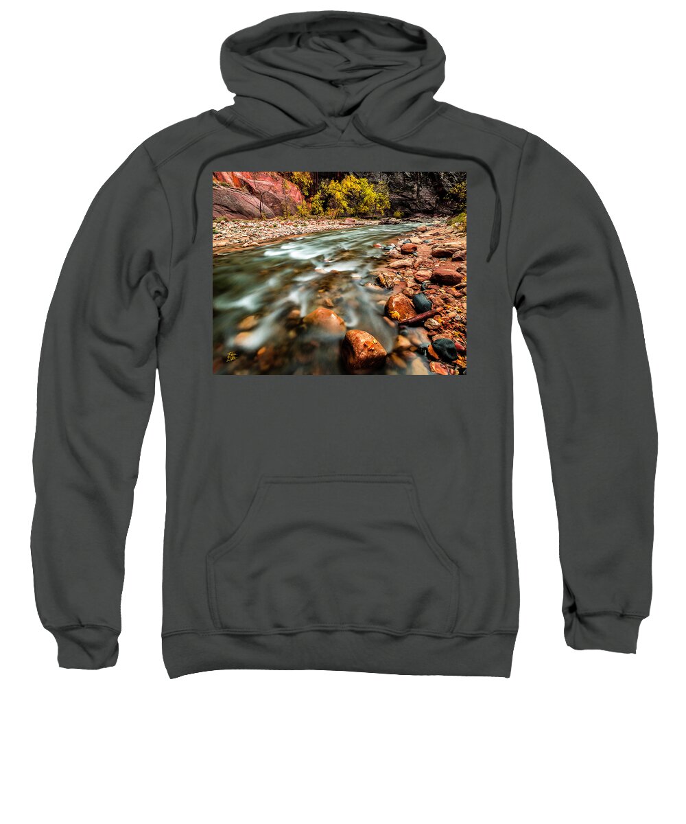2013 Sweatshirt featuring the photograph Narrows by Edgars Erglis