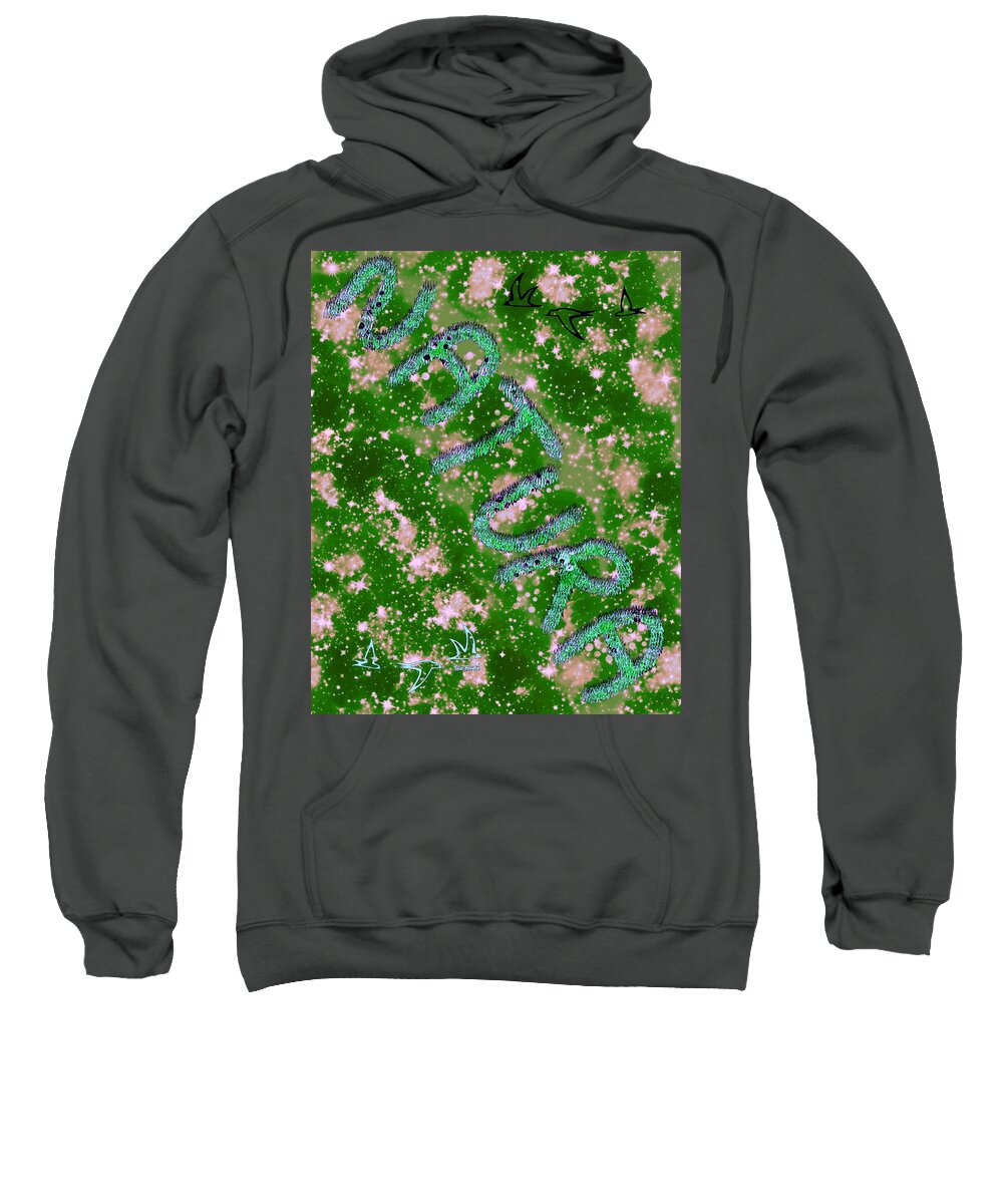 Natura Sweatshirt featuring the digital art NATURA spring by Auranatura Art
