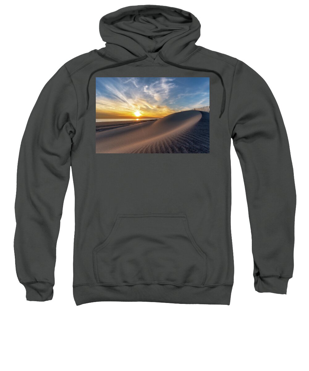 Sand Dune Sweatshirt featuring the photograph Nautilus Shell Sand Dune by John Randazzo