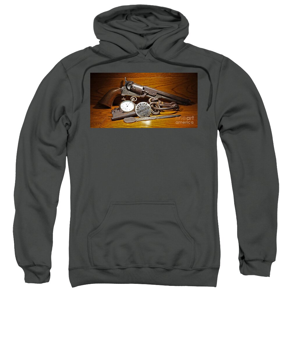 Police Sweatshirt featuring the photograph Nevada Lawman by Doug Gist