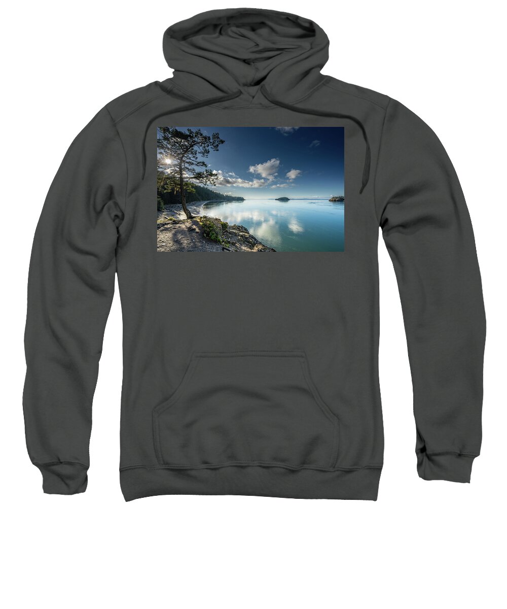 North Beach Sweatshirt featuring the photograph North Beach 2 by Gary Skiff