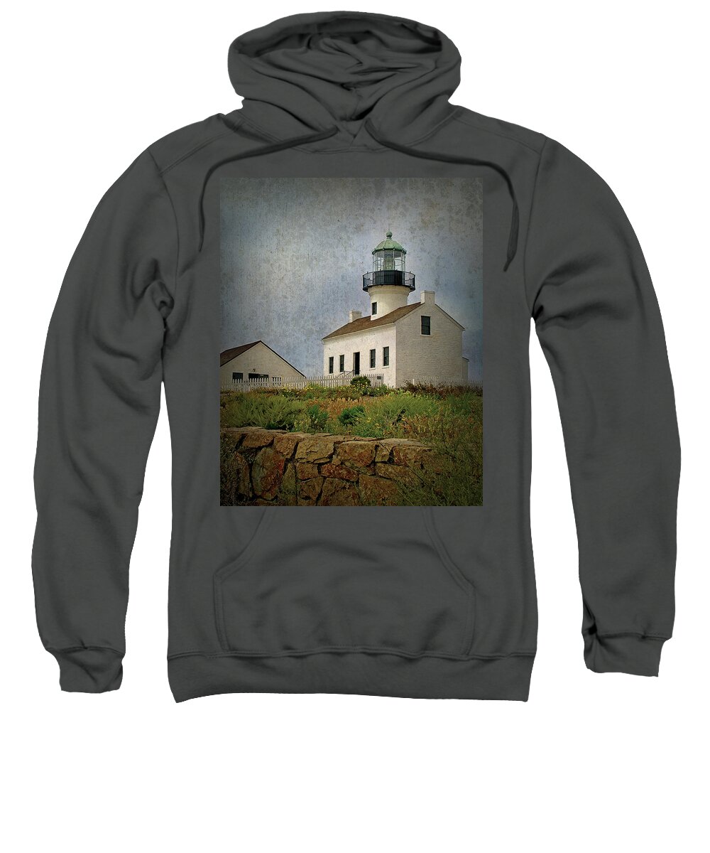 Point Loma Sweatshirt featuring the photograph Old Point Loma Lighthouse - San Diego, California by Denise Strahm