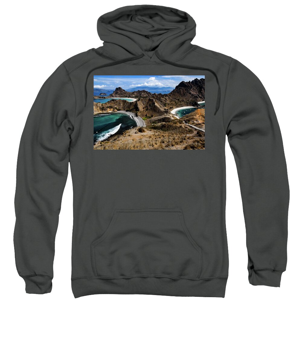 Padar Sweatshirt featuring the photograph Eternity - Padar Island. Flores, Indonesia by Earth And Spirit