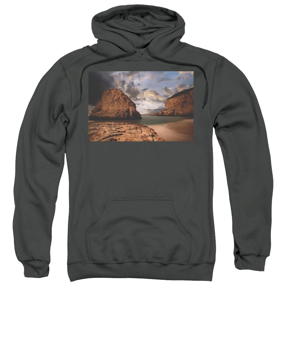Shark Fin Cove Sweatshirt featuring the photograph Peace and Love by Laurie Search
