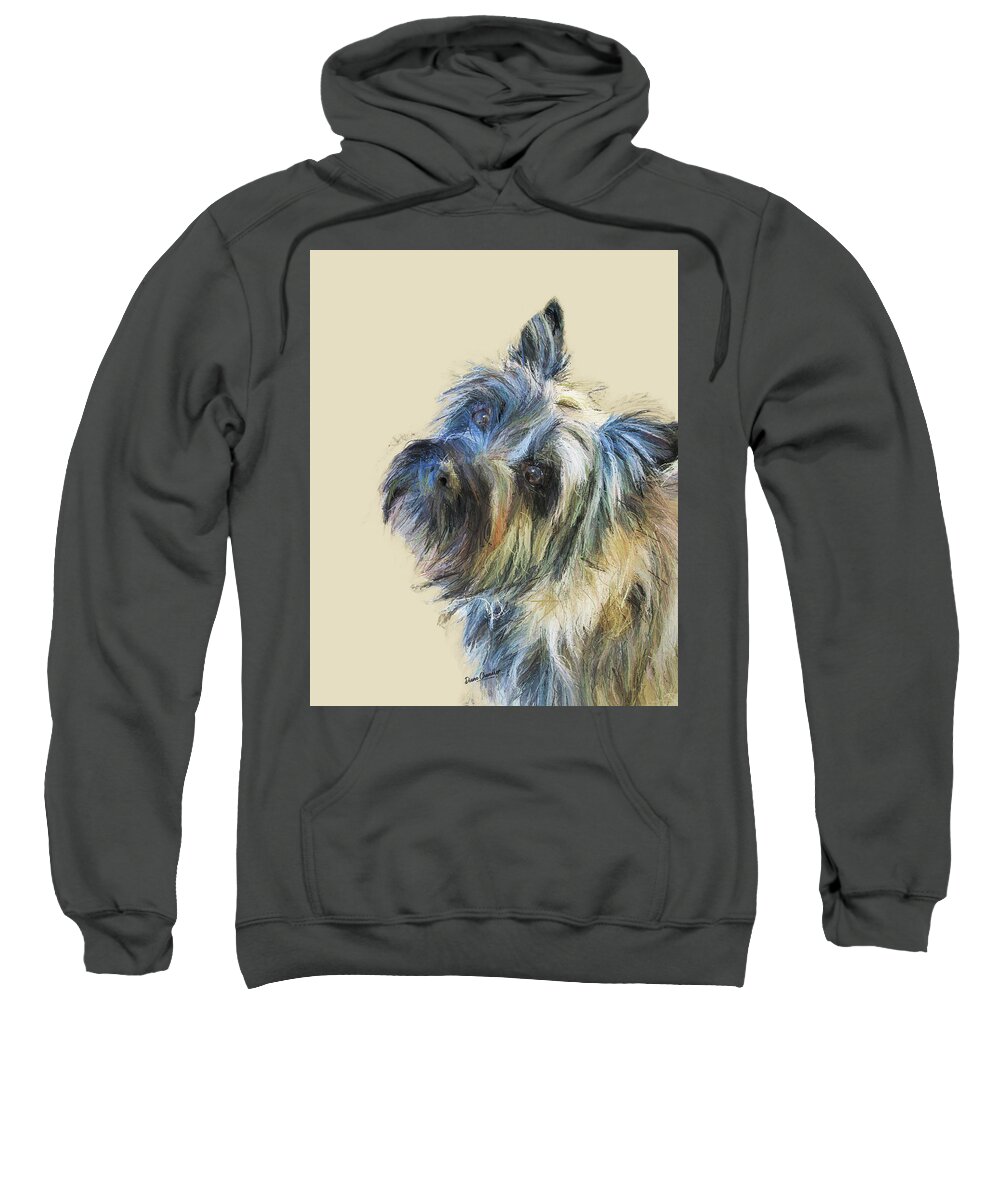Dog Sweatshirt featuring the digital art Please Can I Have a Treat by Diane Chandler