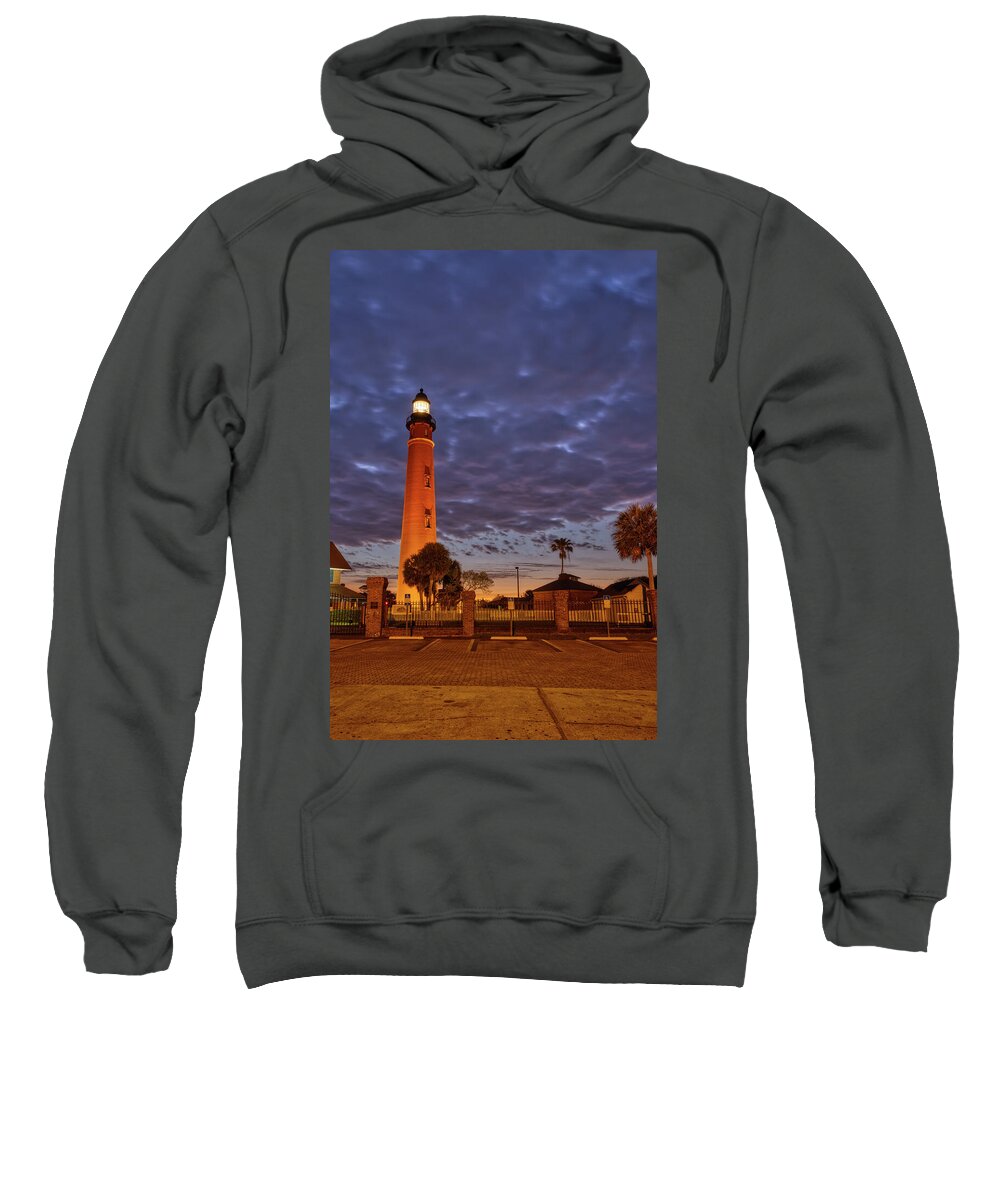 Donnatwifordphotography Sweatshirt featuring the photograph Ponce De Leon Lighthouse by Donna Twiford