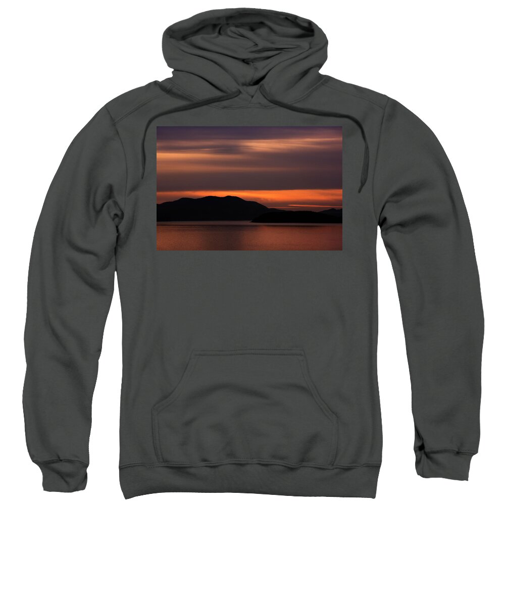 Sunsets Sweatshirt featuring the photograph Puget Sound Sunset by David Lunde