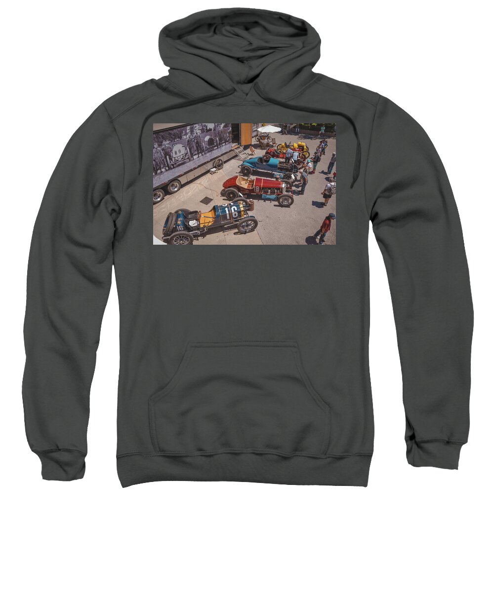 Vintage Racing Sweatshirt featuring the photograph Ragtime Crew by Josh Williams