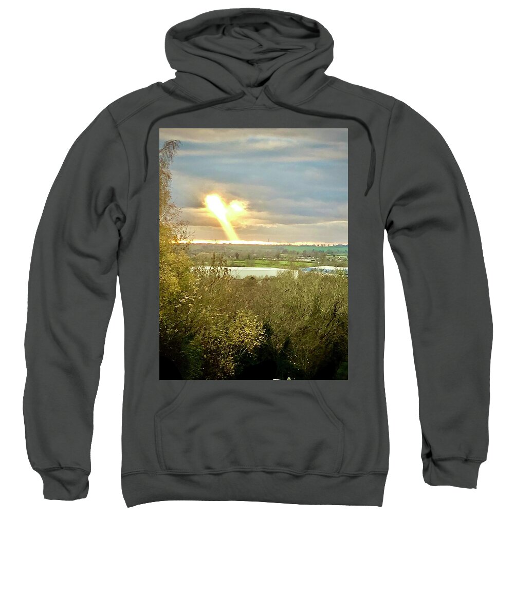 Ray Sweatshirt featuring the photograph Ray of Light by Gordon James