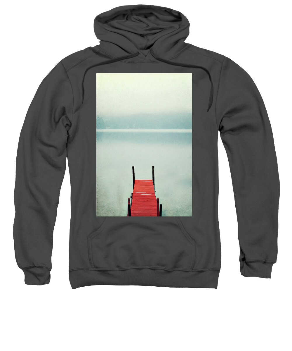 Red Sweatshirt featuring the photograph Red by Carrie Ann Grippo-Pike