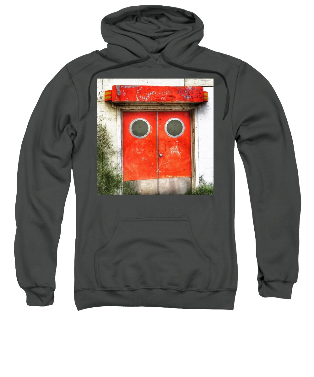 Door Sweatshirt featuring the photograph Roadhouse Relics by Gia Marie Houck