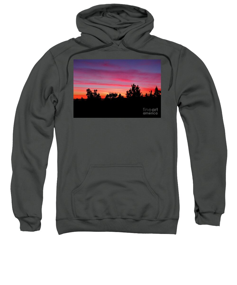 Sunset Sweatshirt featuring the photograph Santa Rosa Sunset by Martha Sherman