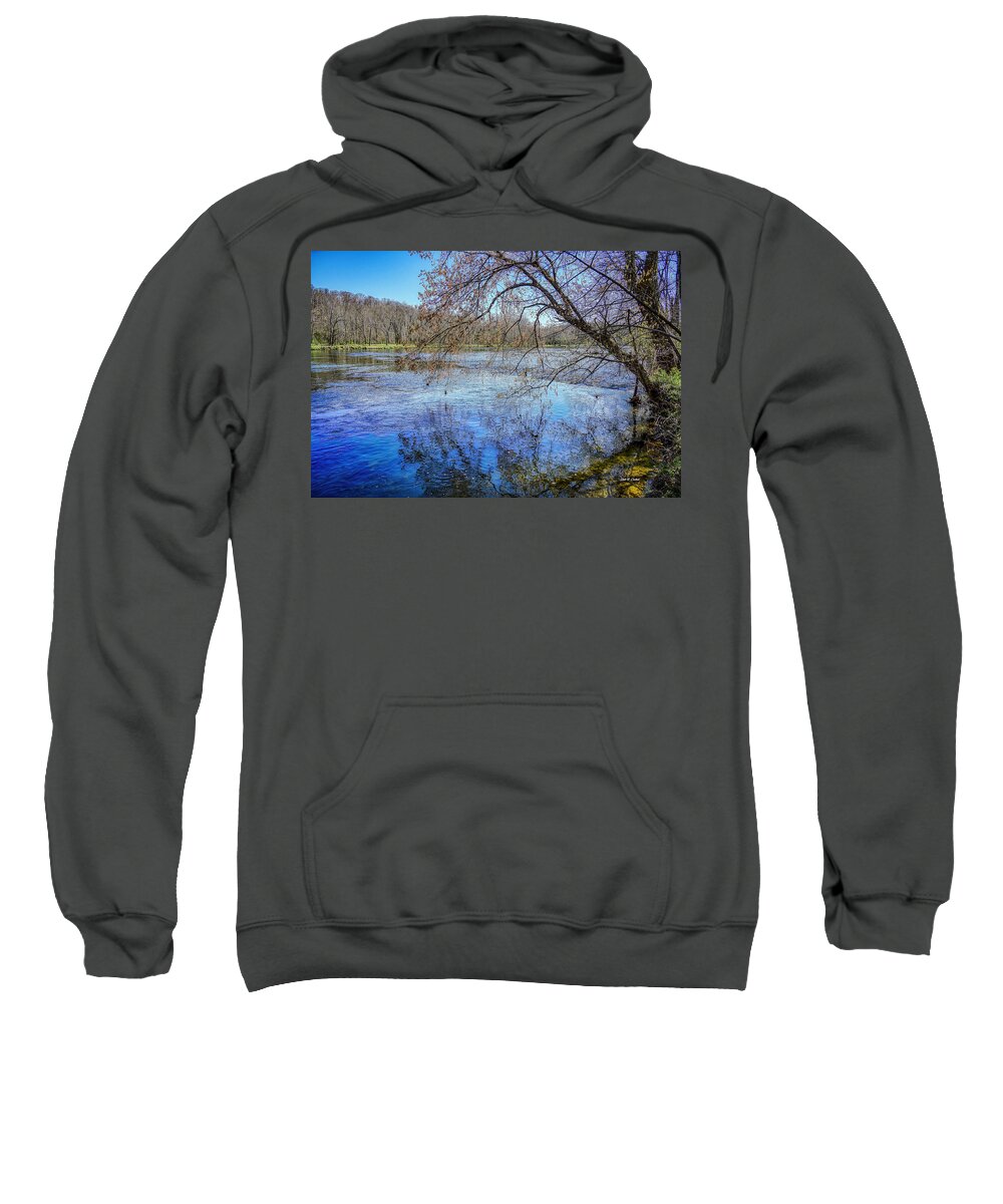 Shenandoah River Sweatshirt featuring the photograph Shenandoah River by Dale R Carlson