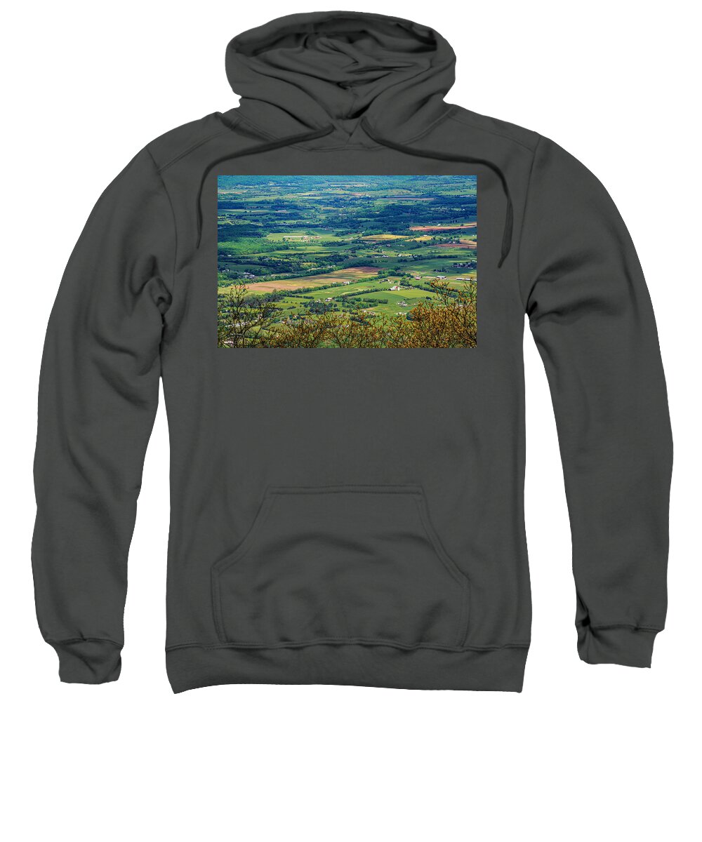 National Park Sweatshirt featuring the photograph Shenandoah Valley by Dale R Carlson