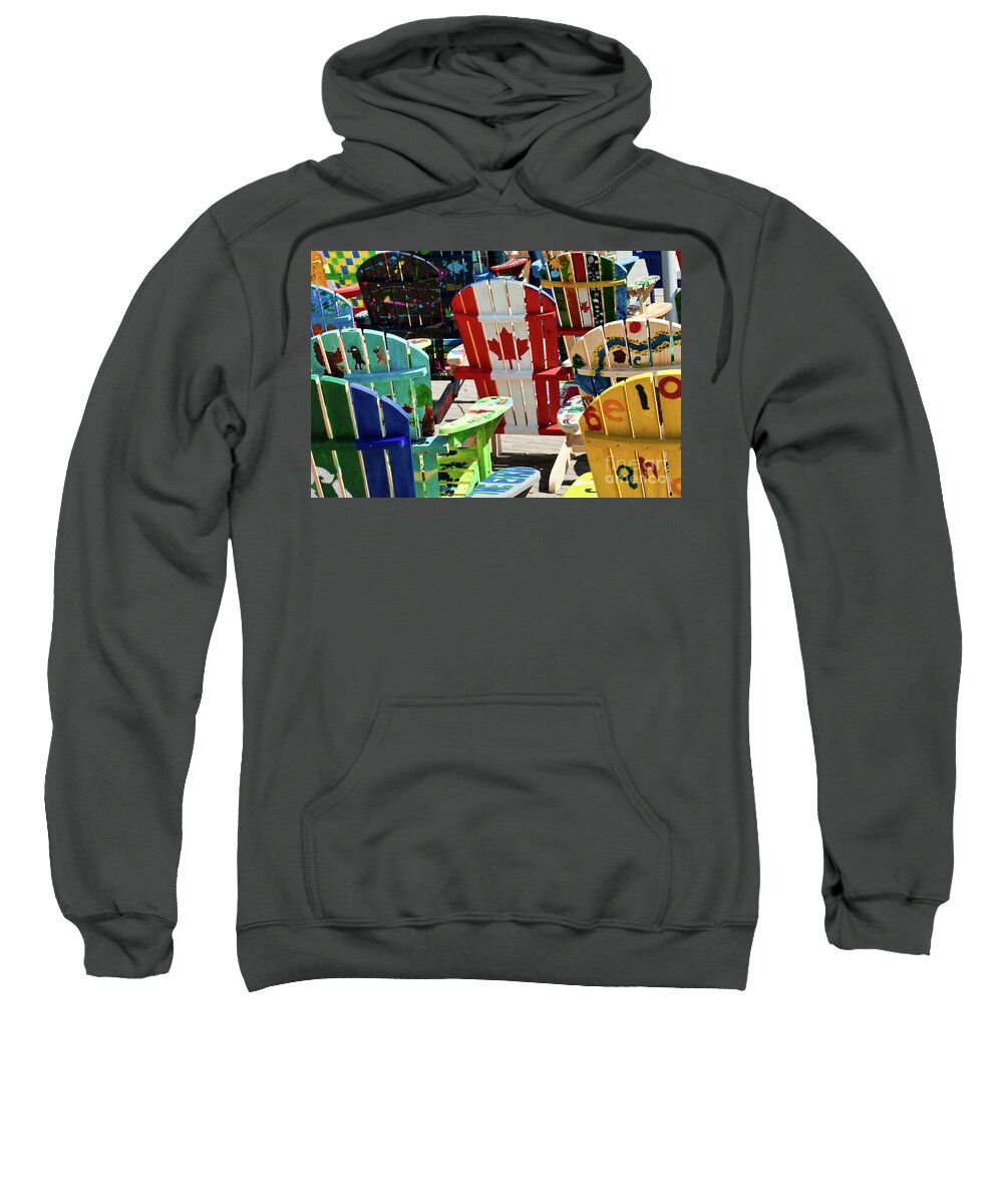 Canada Day Sweatshirt featuring the photograph Sitting Proud by Marilyn Cornwell