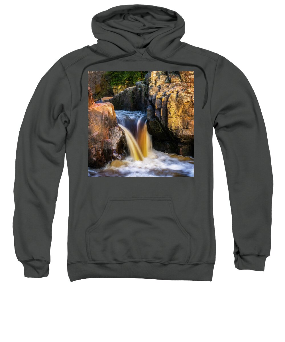 Waterfall Sweatshirt featuring the photograph Small Waterfall by Nate Brack