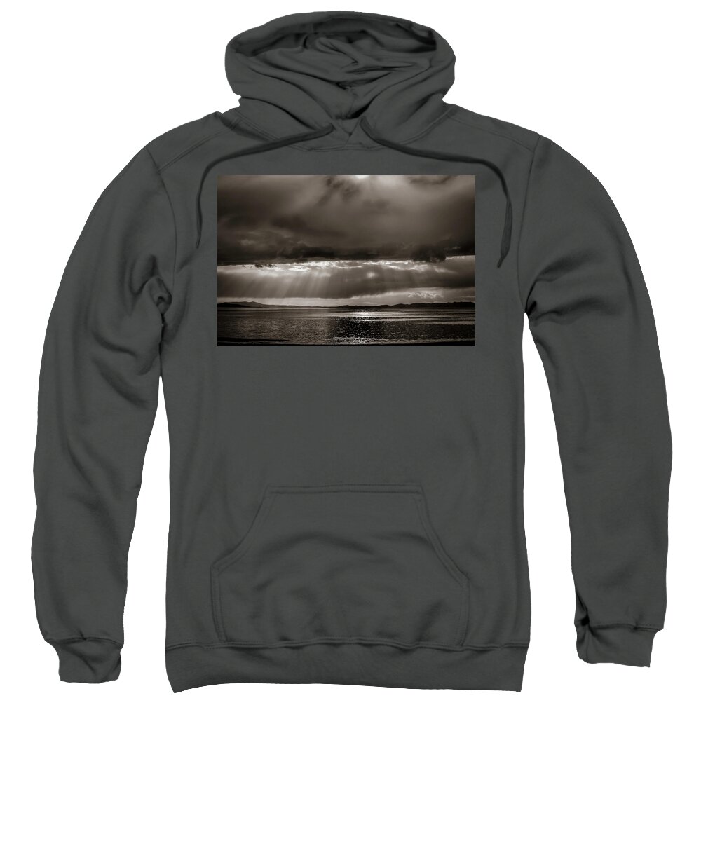 Water Reflection Sweatshirt featuring the photograph Somber View by Dirk Johnson