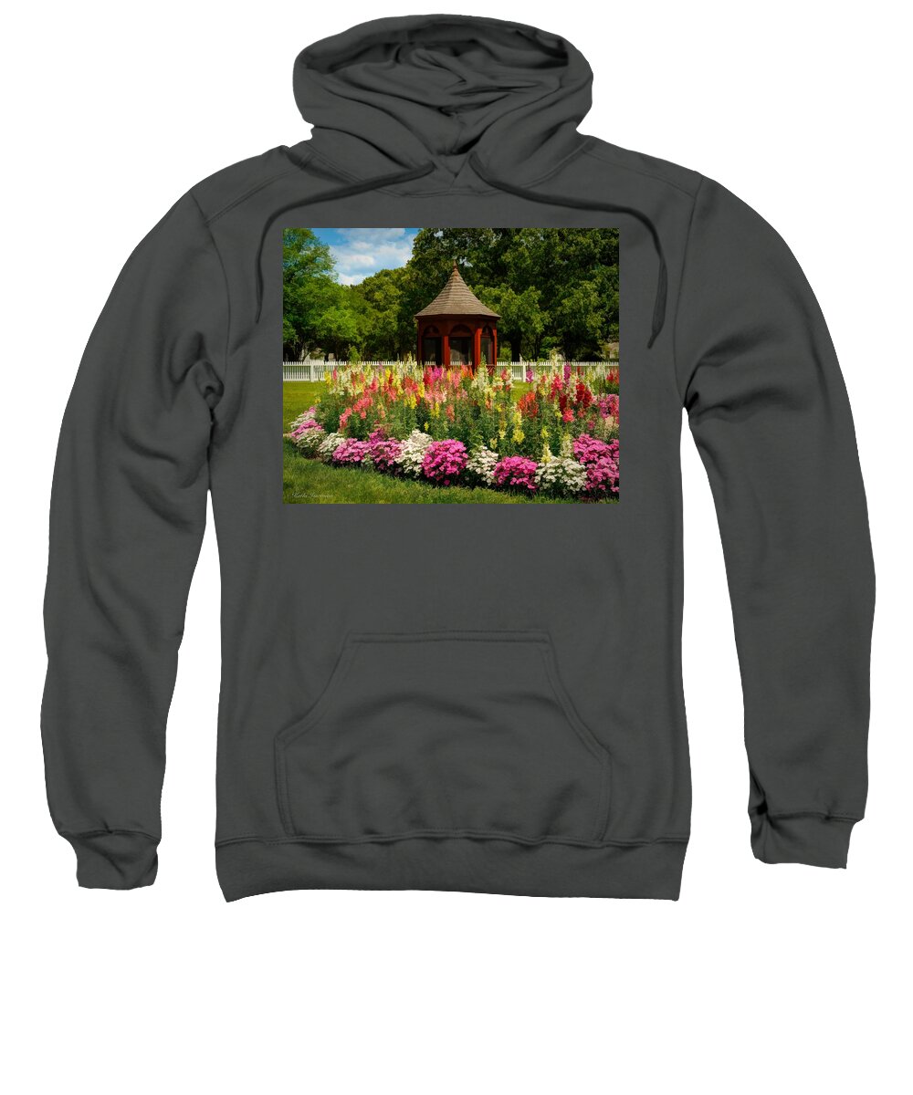 Capitol Sweatshirt featuring the photograph Spring Garden Impressions by Kathi Isserman