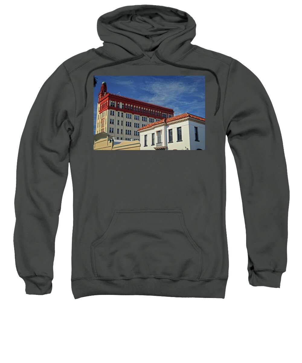 Spanish Sweatshirt featuring the photograph St. Augustine Architecture by George Taylor