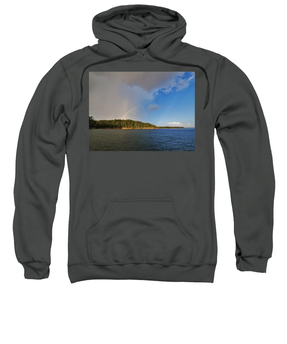 Lake Sweatshirt featuring the photograph Stormin' Sunshine by Ed Williams