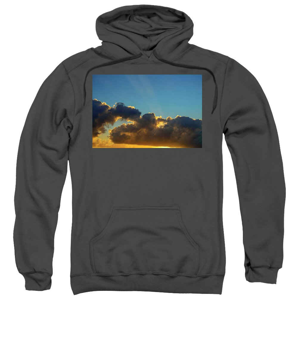 Sunset Sweatshirt featuring the photograph Sunset 6 by AE Jones